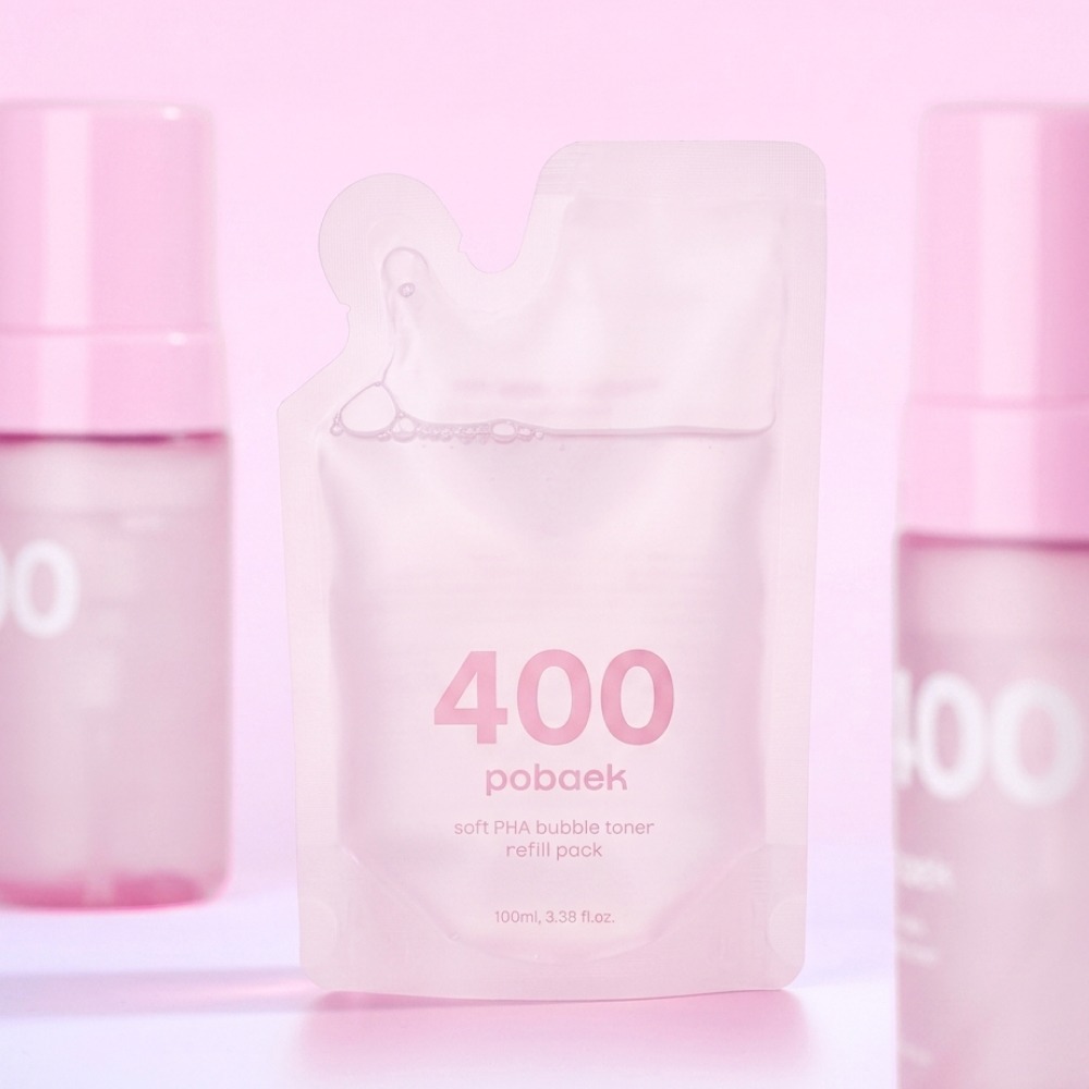 포백 소프트 PHA 버블토너 리필팩, 100ml, 1개 상품 이미지 1