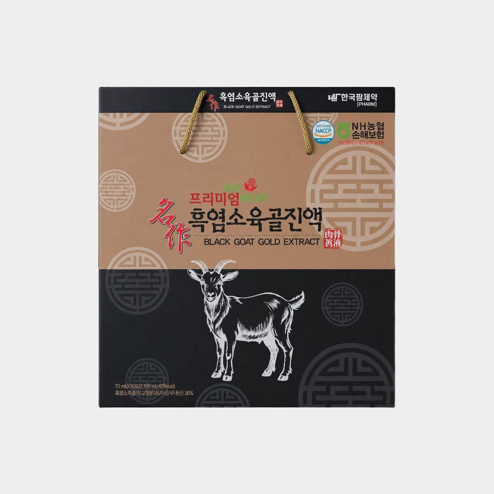 한국팜제약 흑염소 육골 진액, 70ml, 30봉, 1개 상품 이미지 1