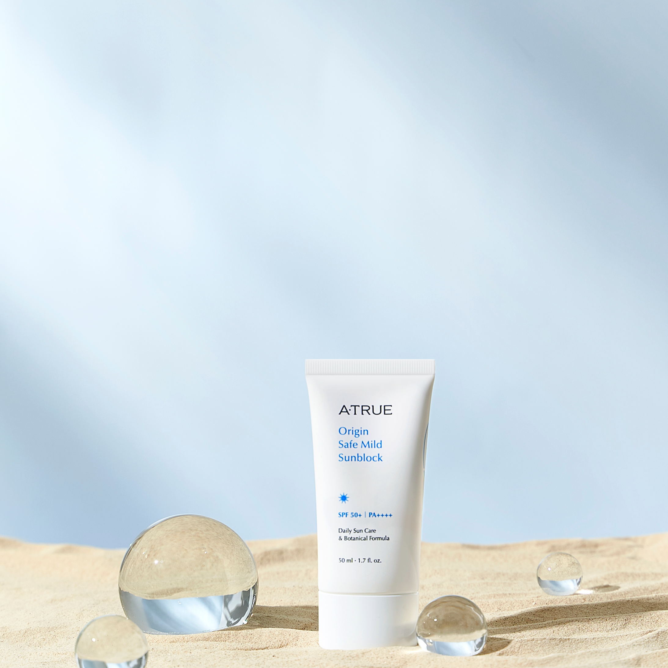 A-TRUE 오리진 세이프 마일드 선블록, SPF50+/PA++++, 50ml, 1개 상품 이미지 2