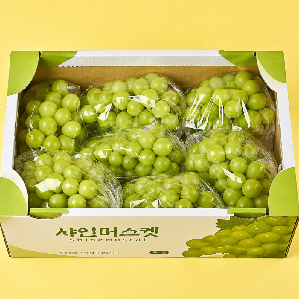 가정용 샤인머스캣, 3-6수, 2kg, 1박스