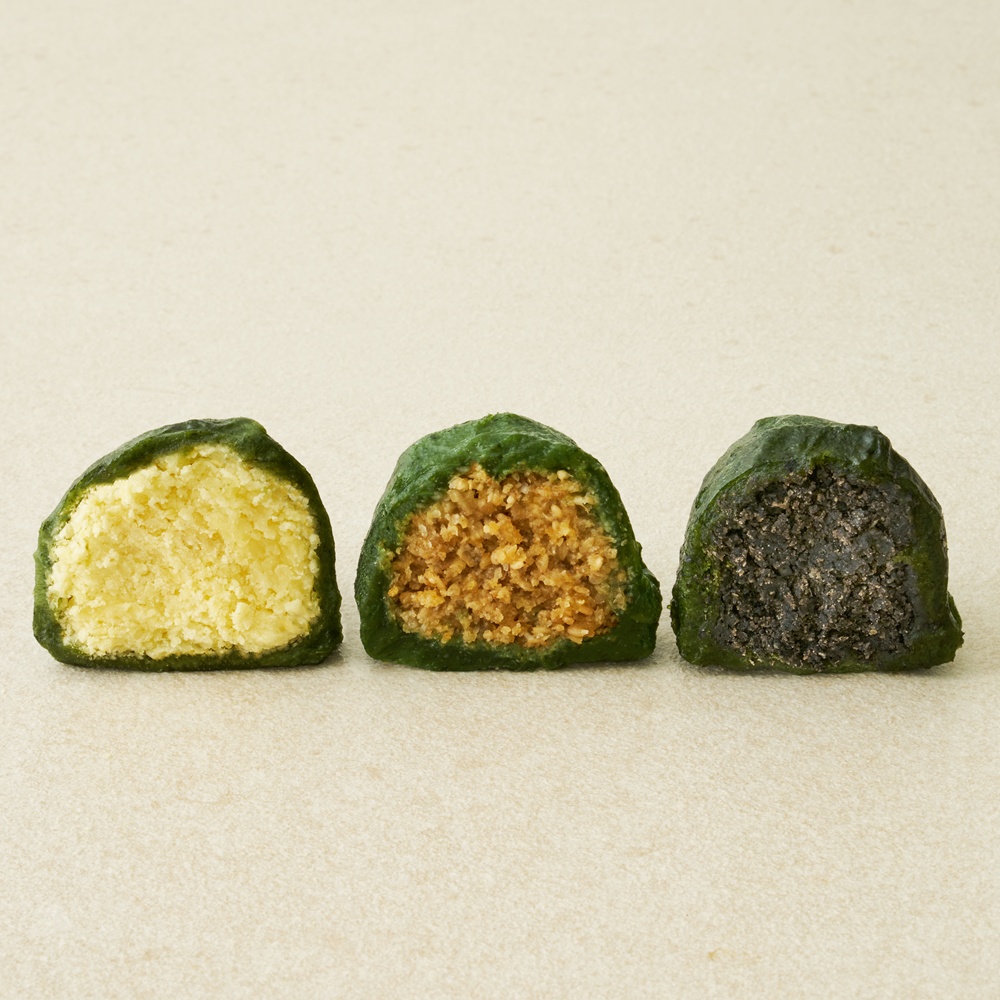 밀레의공방 주먹 쑥송편, 녹두 1kg + 흑임자 1kg, 1세트 상품 이미지 1