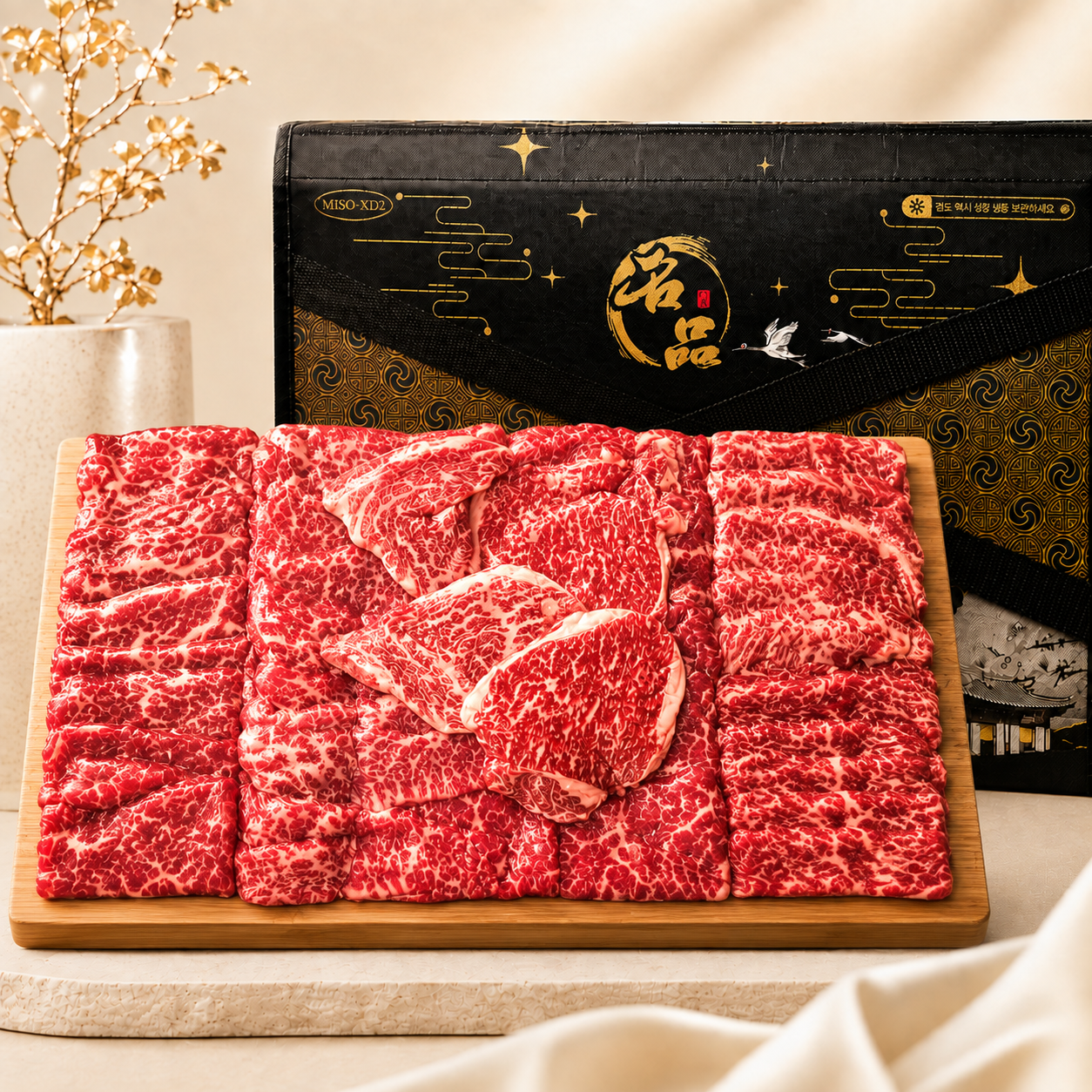 우화연 1++ 한우한판 선물세트, 1kg, 1개