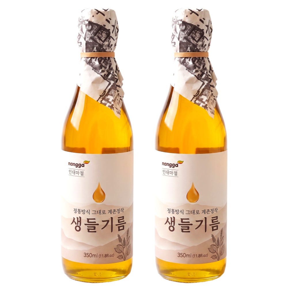 생고집 저온압착 생들기름, 350ml, 2병, 1개