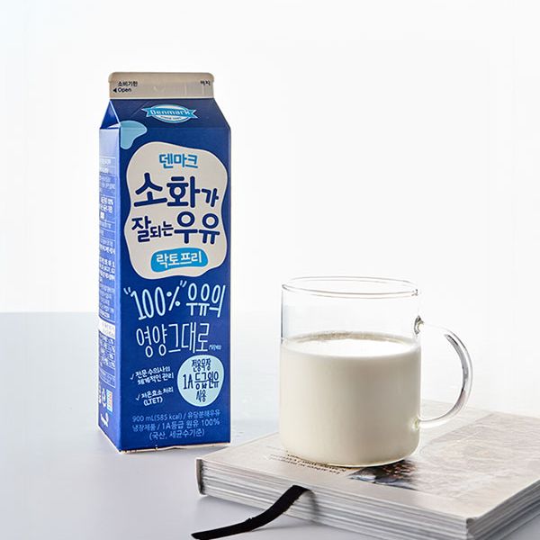 덴마크 소화가 잘되는 우유 락토프리, 900ml, 1개