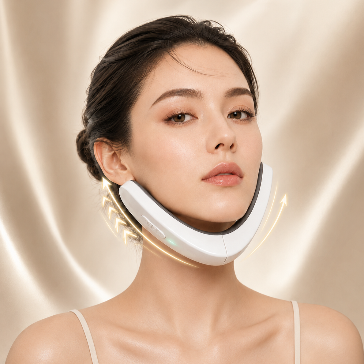 르하모니 V핏 EMS 리프팅 얼굴 마사지기, 화이트, 1개