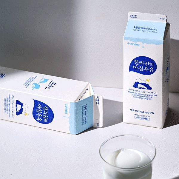 한라산 한라산의 아침우유, 900ml, 1개