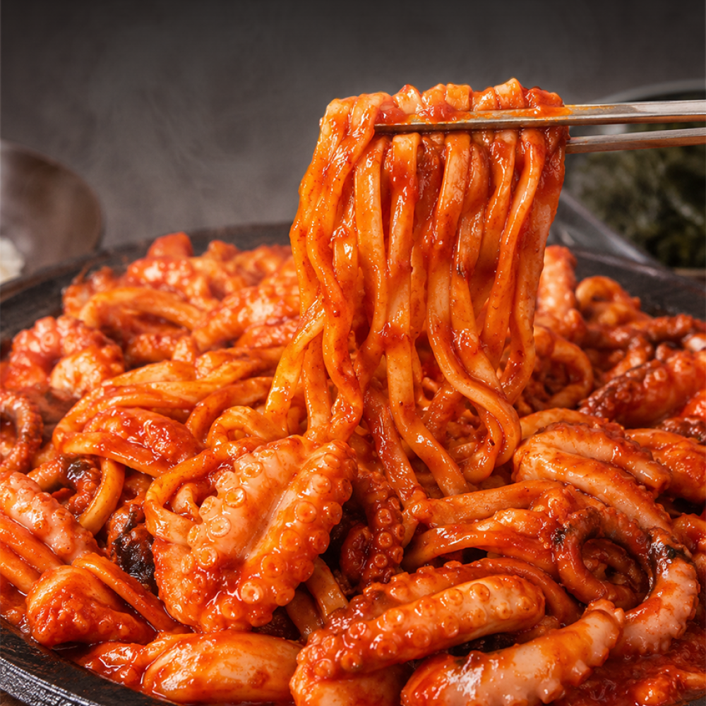천일식품 쭈꾸미칼비빔면, 730g, 1개 토스쇼핑 특가