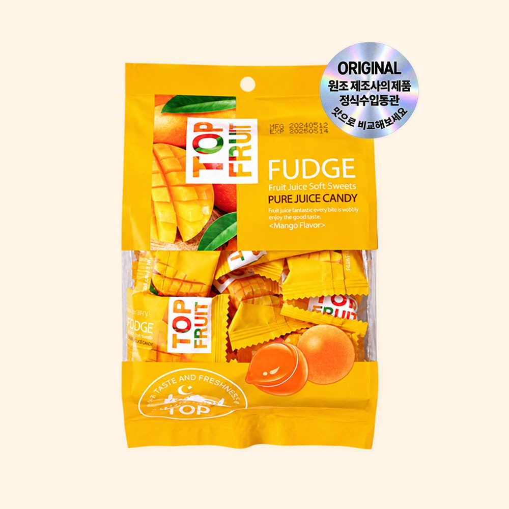 탑프룻 망고젤리, 망고맛, 320g, 3개