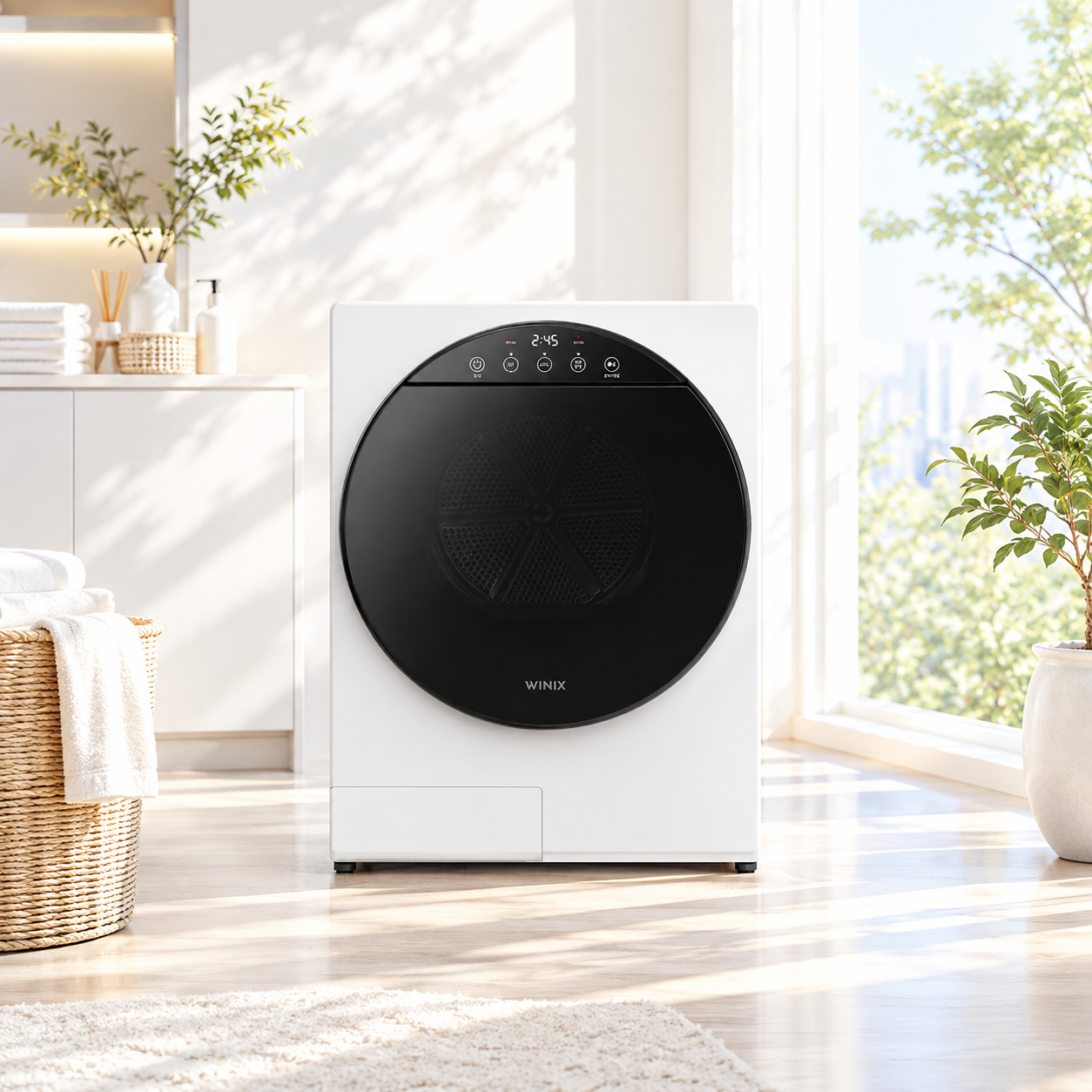 리퍼, 위닉스 컴팩트 건조기, HS2E400-MWK, 화이트 2세대, 1개