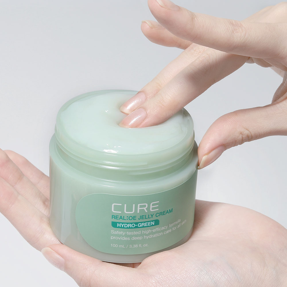 김정문알로에 큐어 리알로에 수분 젤리크림, 100ml, 2개 상세 이미지 3