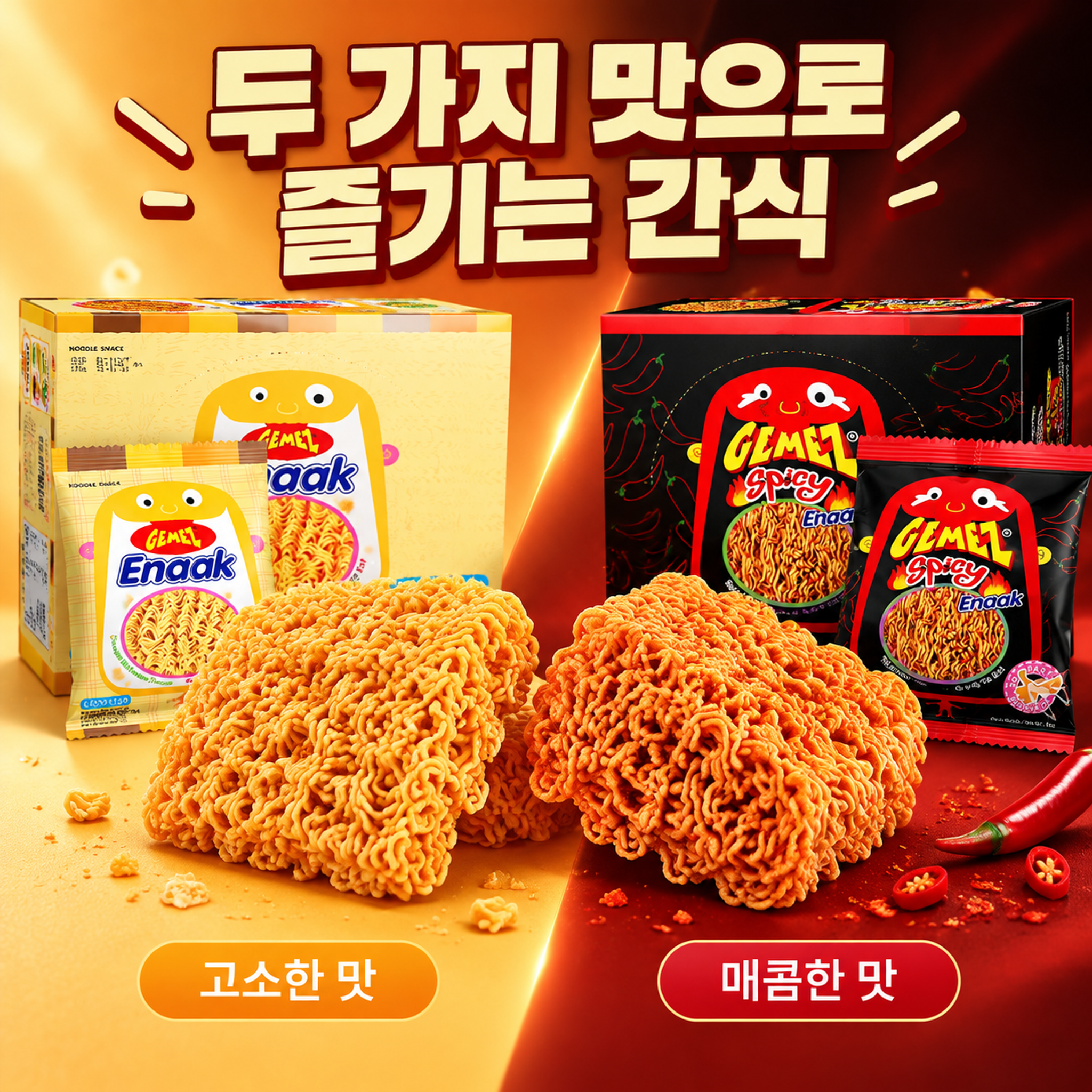게메즈 에낙 라면과자 치킨맛, 16g, 30개 상세 이미지 4