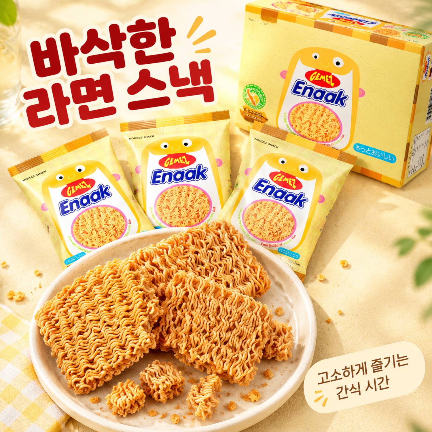 게메즈 에낙 라면과자 치킨맛, 16g, 30개 상세 이미지 3