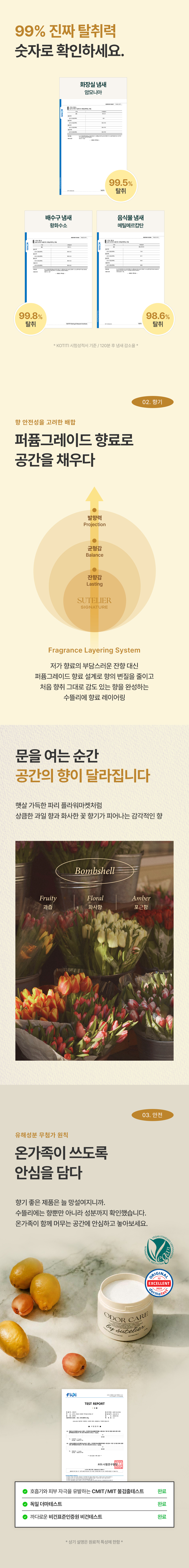 수뜰리에 퍼퓸 고체 탈취제, 밤쉘향, 310g, 1개 상세 이미지 2