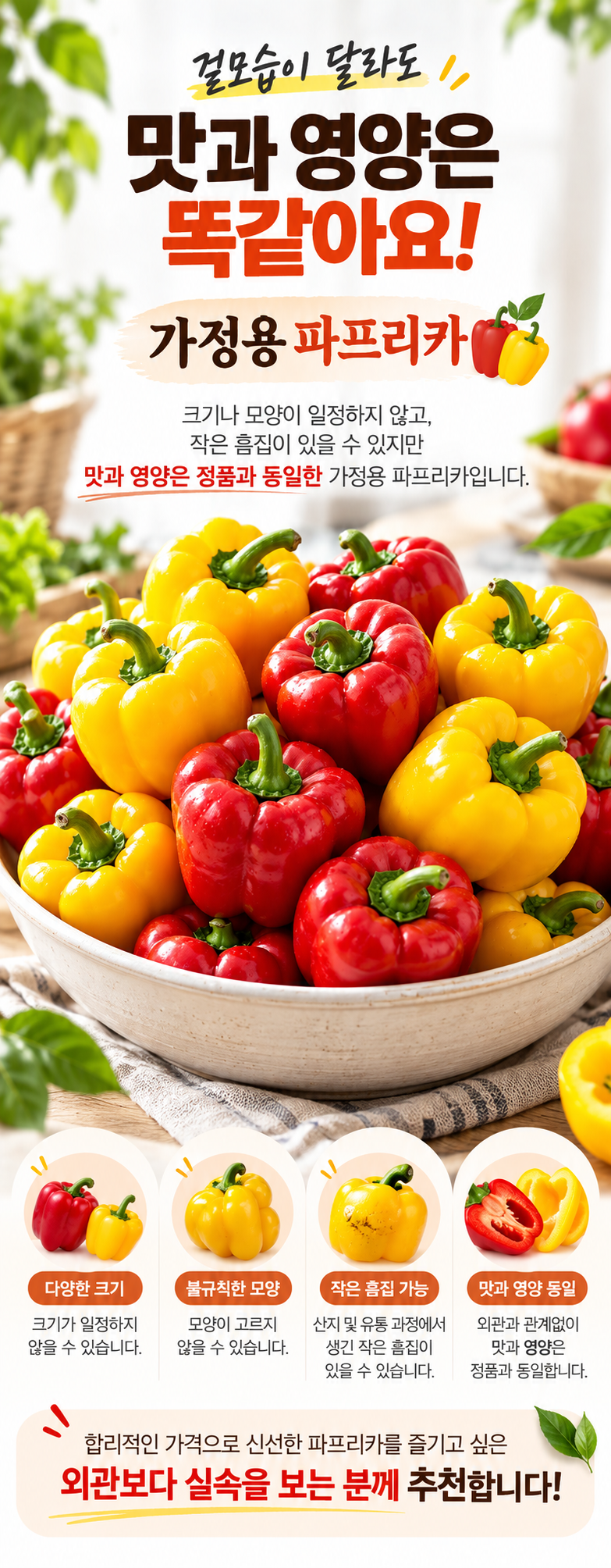 국내산 가정용 혼합 파프리카 3kg 직접 시켜보고 느낀 솔직한 아쉬움과 장점 4