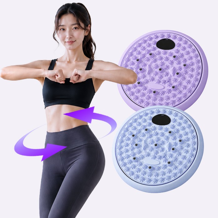 일공공구 다이어트 발지압 트위스트, 퍼플, 1개
