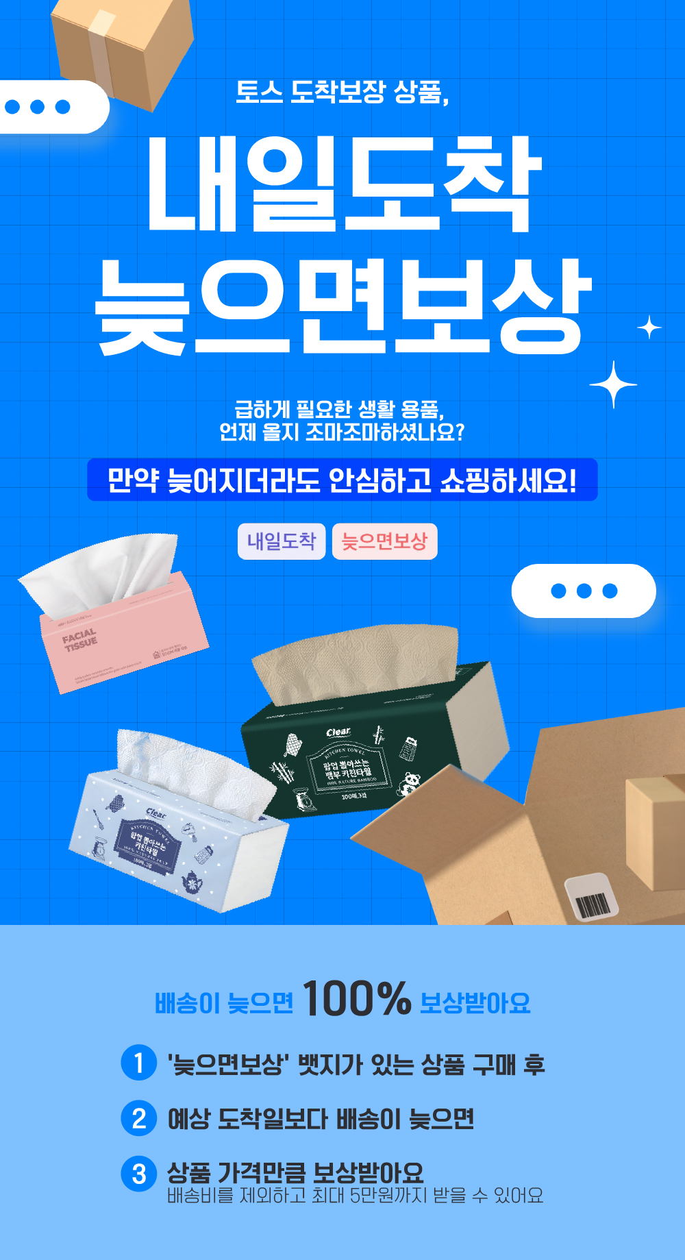 행운드림 땡큐 베이직 화장지, 3겹, 30롤, 14m, 1팩 상세정보 1