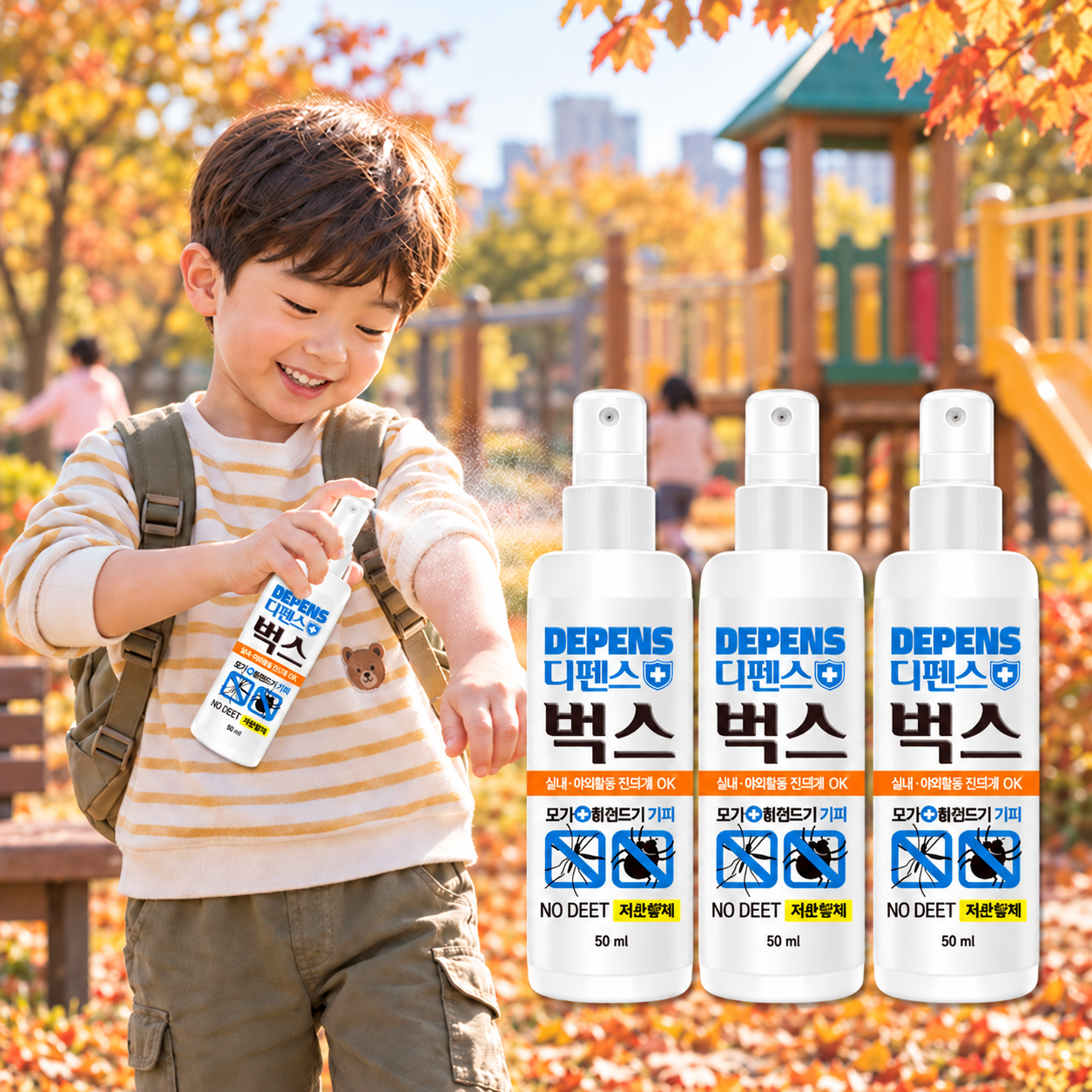디펜스벅스 모기 진드기 기피제, 150ml, 1세트