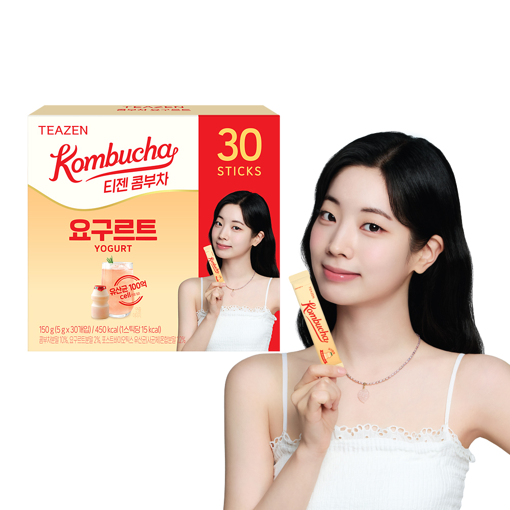 티젠 콤부차 요구르트맛, 5g, 30개입, 2박스 + 요구르트 보틀, 490ml, 1개 상품 이미지 1