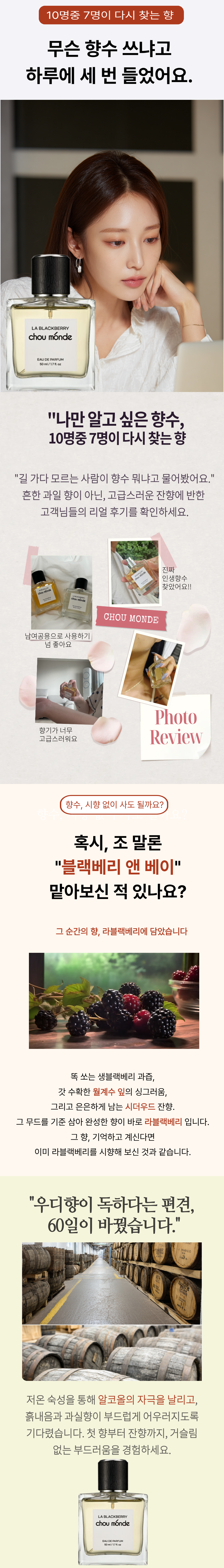 슈몽드 라블랙베리 니치향수, 50ml, 1개 상세정보 1