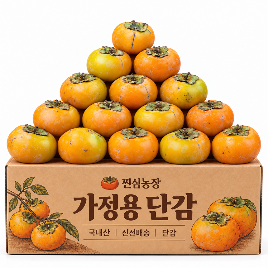 26년 고당도 햇 단감, 가정용, 3kg, 1박스