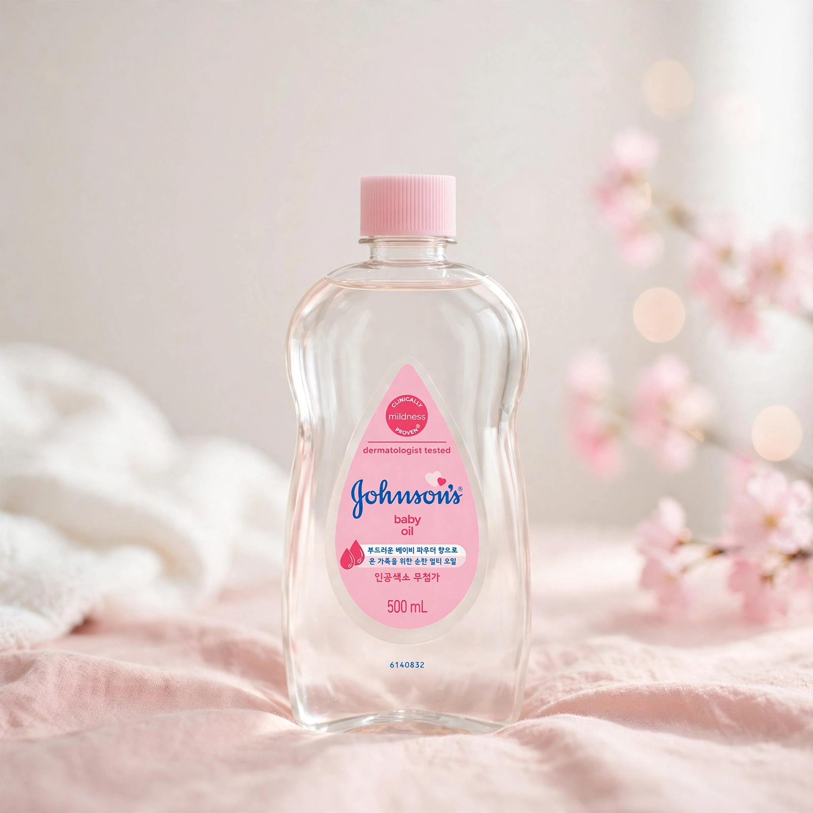 존슨즈 베이비 오일, 500ml, 2개 + JB 베이비오일 125ml 증정
