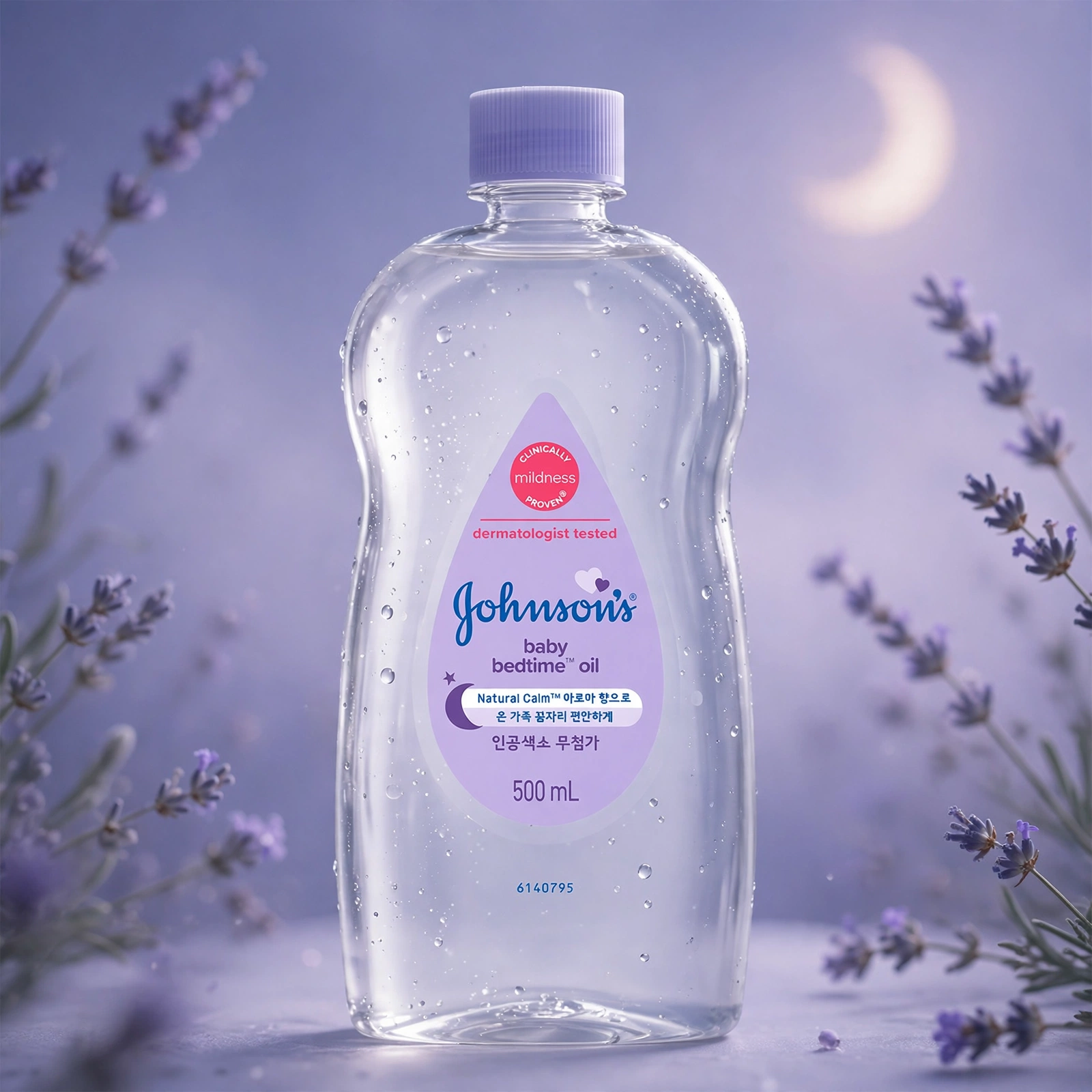 존슨즈 베이비 베드타임 베이비 오일, 500ml, 2개 + JB 베이비오일 125ml 증정