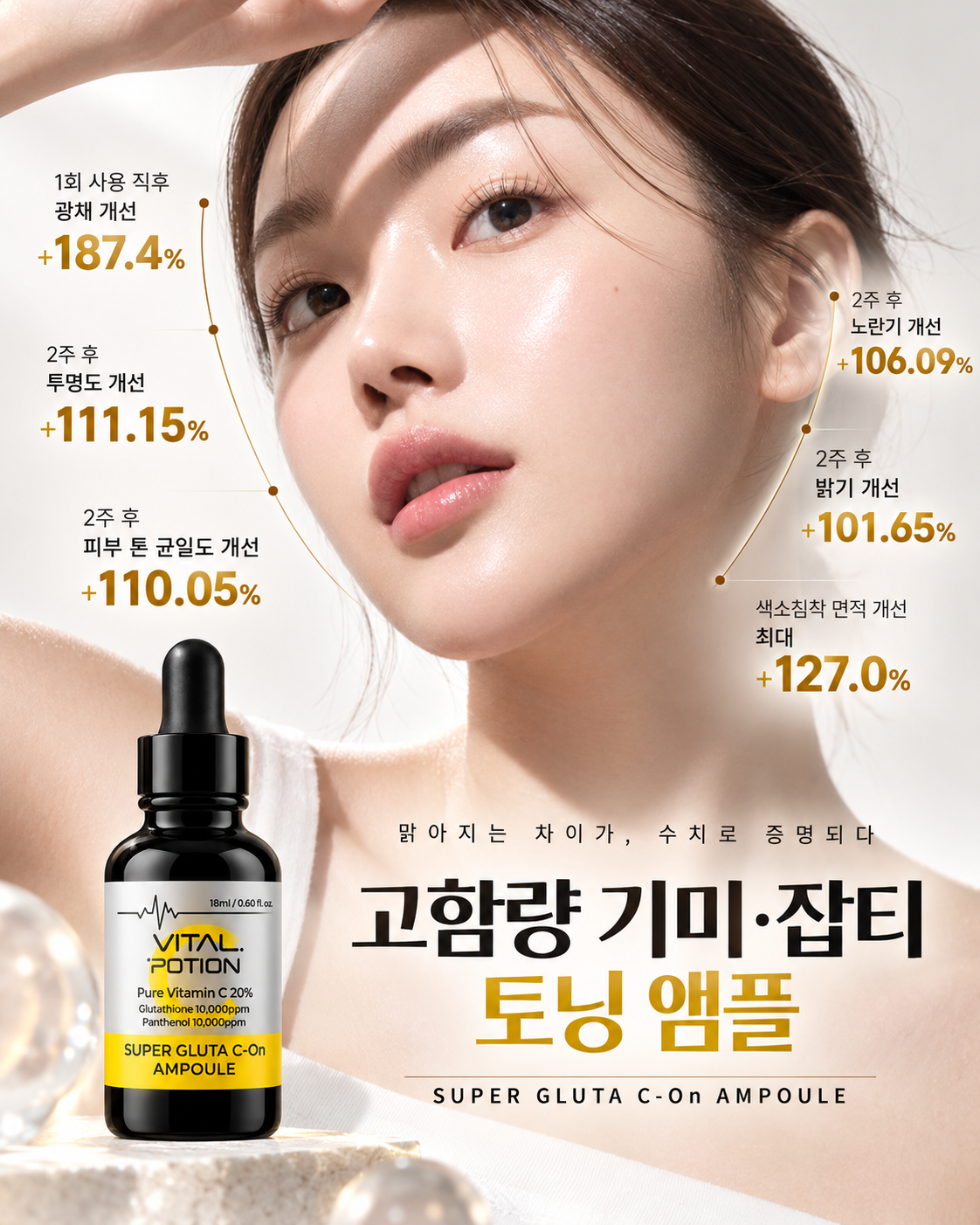 바이탈포션 슈퍼 글루타씨온 앰플, 18ml, 1개 상세정보 2