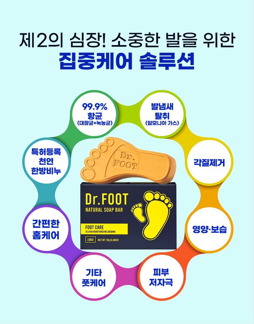 닥터풋 발비누, 110g, 1개 상세정보 4