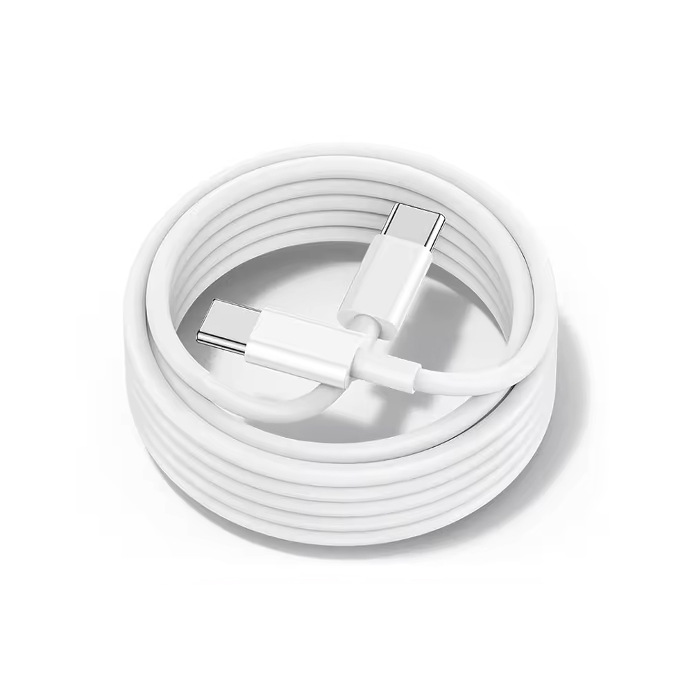 1+1+1 C to C 25W 고속 초고속 케이블, 3개입, 1m, 화이트, 1개