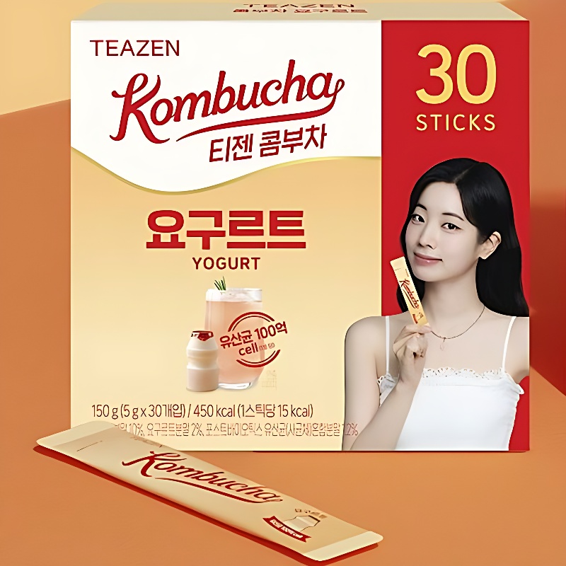 티젠 콤부차 요구르트맛, 5g, 30개입, 2박스 + 요구르트 보틀, 490ml, 1개 상품 이미지 2