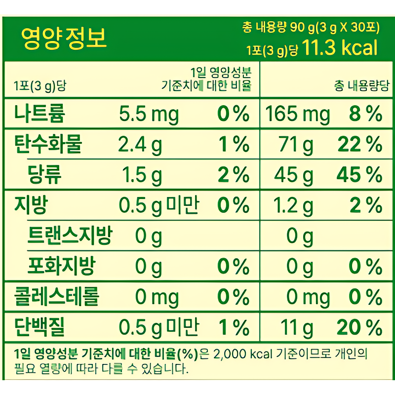 나우그린 프리미엄 데일리 파인애플효소, 3g, 30포, 3개 상품 이미지 7