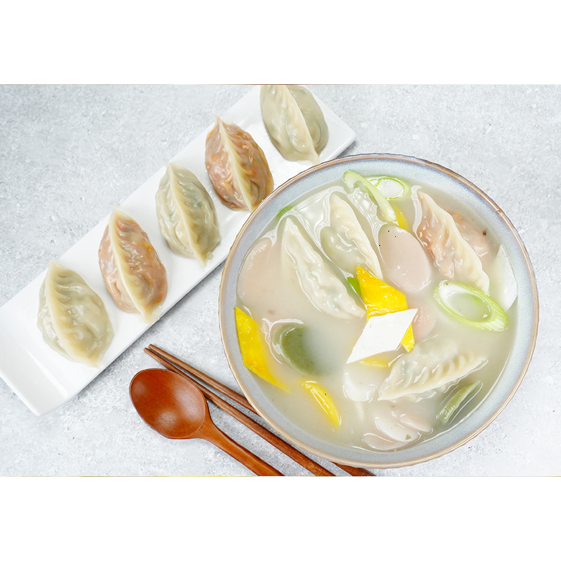 허만두 잎새만두, 알찬고기 1.4kg 1봉 + 알찬김치 1.4kg 1봉, 2봉 상품 이미지 3