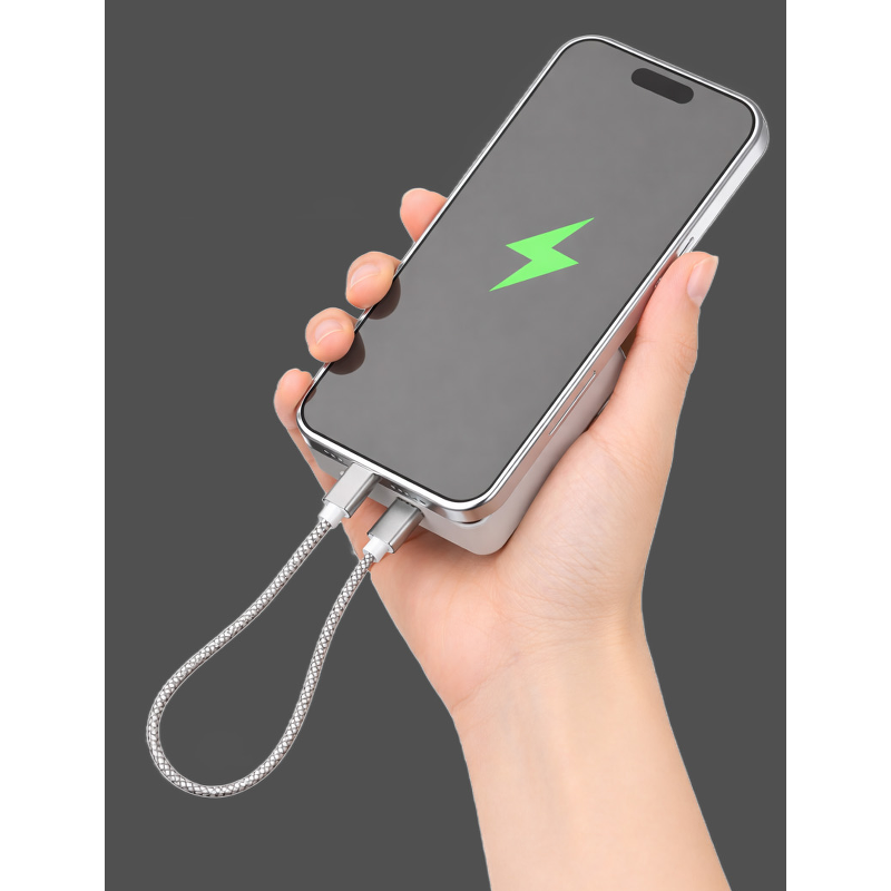 WJT 메탈 고속 충전 케이블, USB-C, 실버, 1.5m, 2개 상품 이미지 6