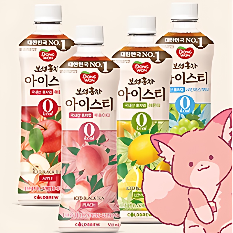 보성홍차 아이스티 제로 4종, 500ml, 24개 상세 이미지 4