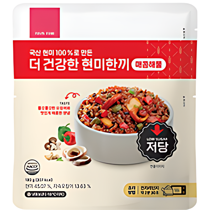 쥬비스푸드 더 건강한 현미한끼 4종, 180g, 4개입, 1세트 상품 이미지 6