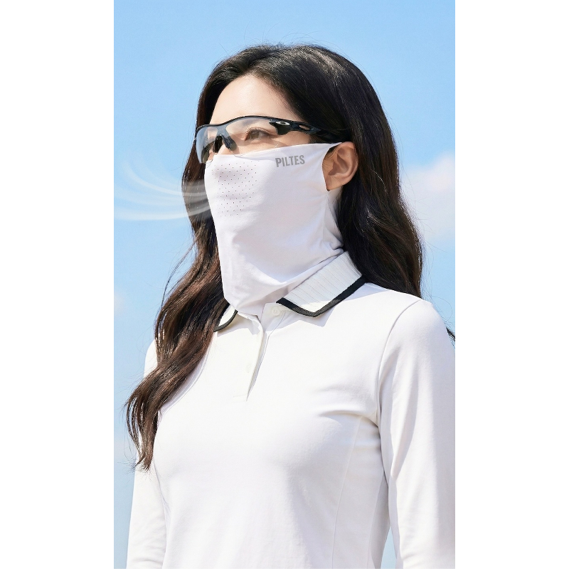 필테스 자외선 차단 에어쿨링 마스크, 화이트, FREE, 2개 상품 이미지 3