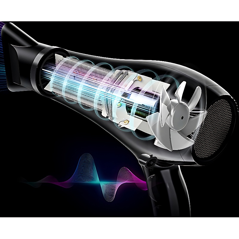 파테크 2400W 헤어드라이어, PD-M2900, 블랙, 1개 상품 이미지 2
