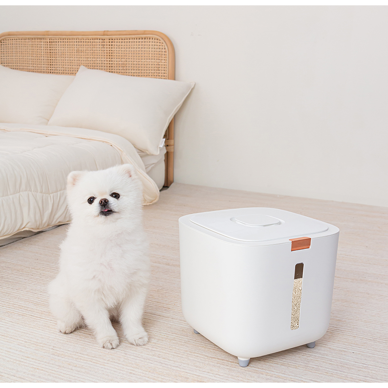 레토 원터치 쌀통, 화이트, 10kg, 1개 상품 이미지 6
