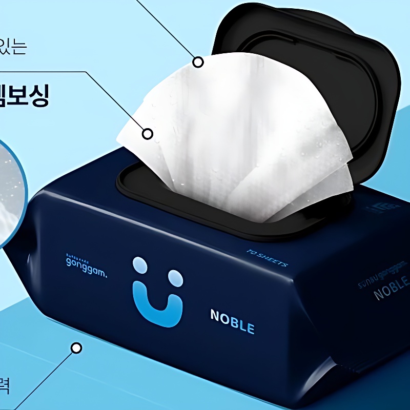 순수공감 노블 물티슈, 70매, 10팩 상품 이미지 2