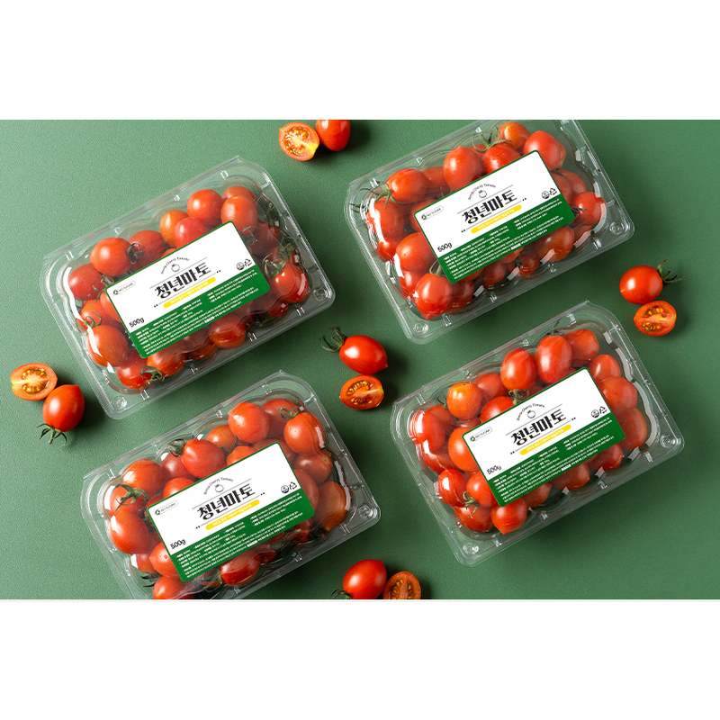 전라도청년 스테비아 방울토마토, 500g, 2팩 상품 이미지 4