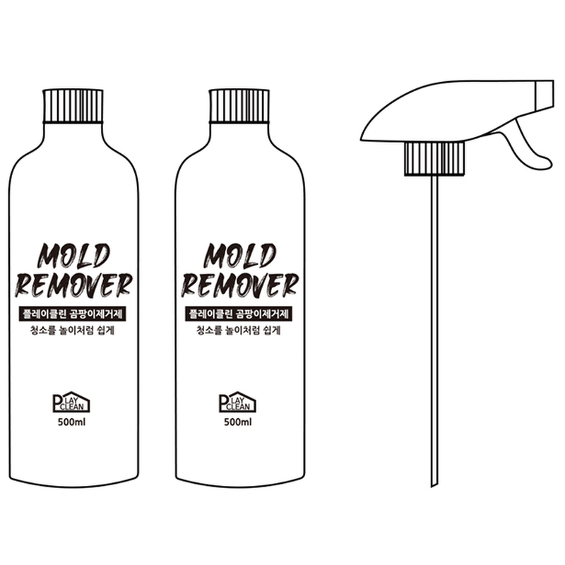 플레이클린 곰팡이제거제, 500ml, 1개 상품 이미지 6