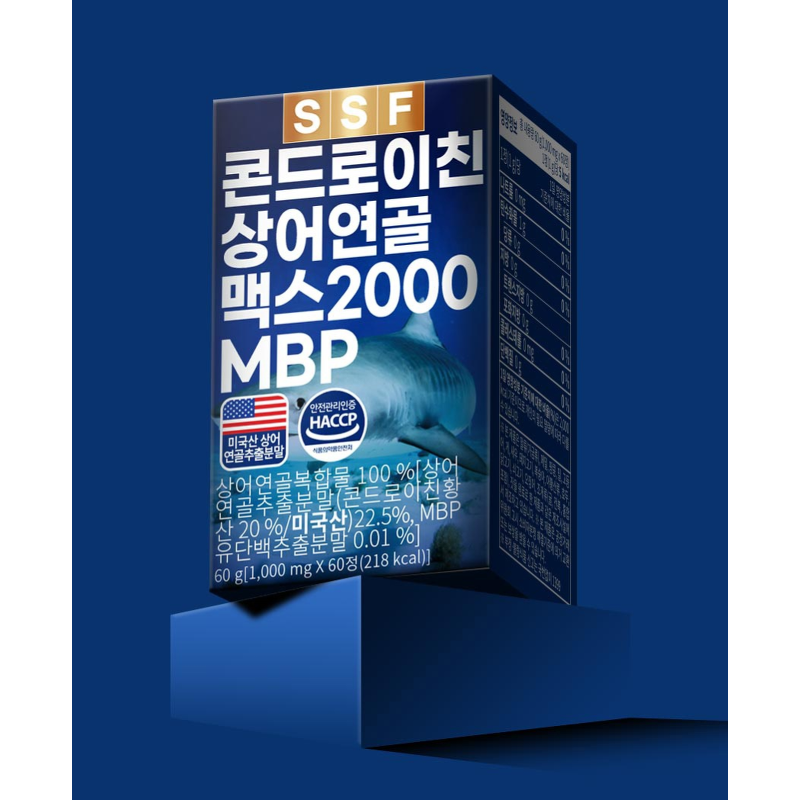 순수식품 콘드로이친 상어연골 맥스 2000 MBP, 60정, 6개 상품 이미지 1