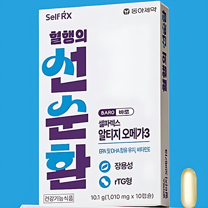 동아제약 셀파렉스 바로 알티지 오메가3, 1010mg, 10캡슐, 6박스 상품 이미지 4
