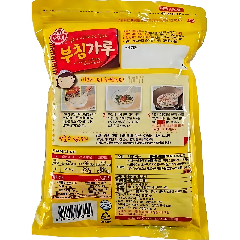 오뚜기 부침가루, 1kg, 6개