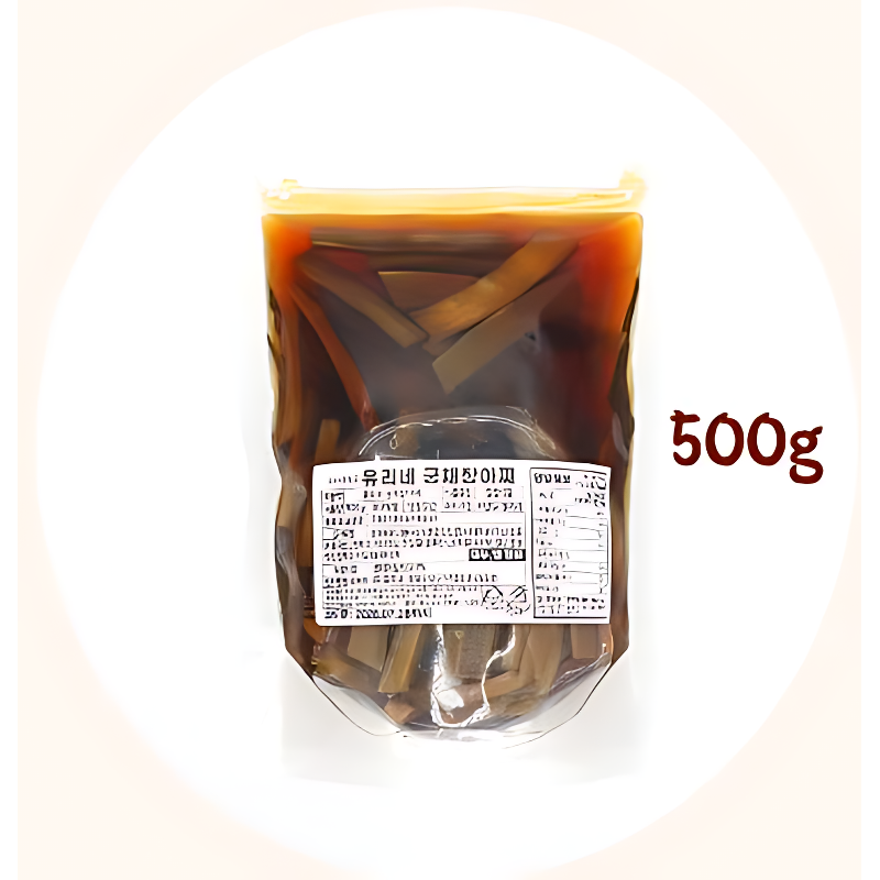 유리네 수제장아찌, 궁채 500g 1개 + 목이버섯 500g 1개 + 모듬 500g 1개, 1세트 상품 이미지 4