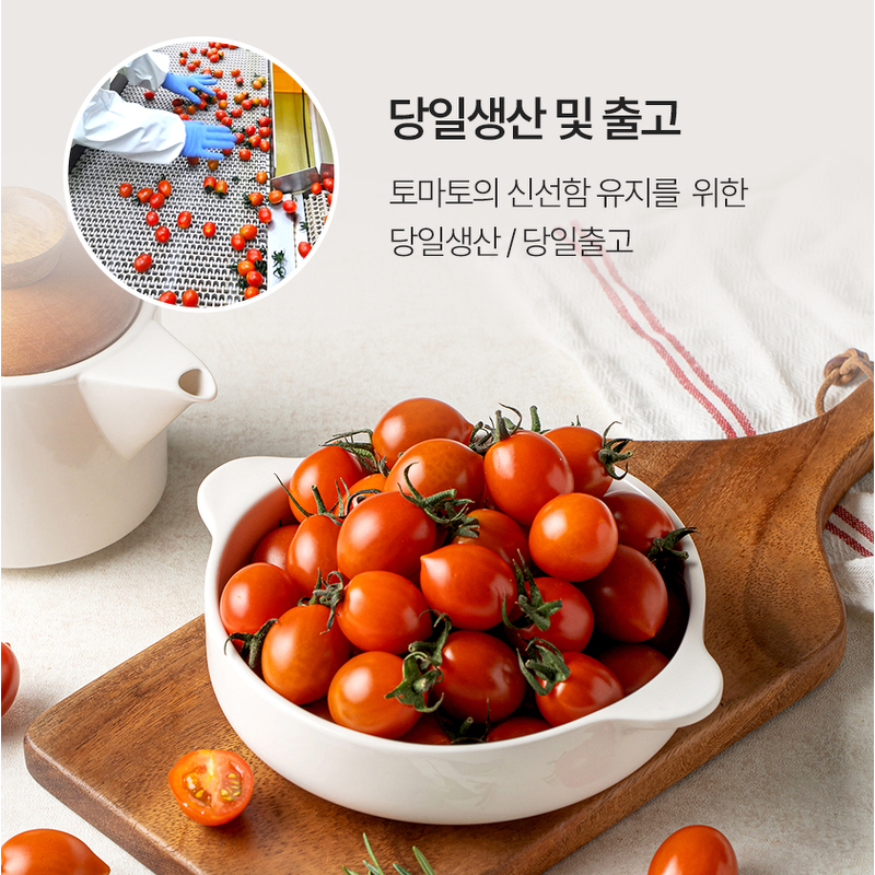 전라도청년 스테비아 방울토마토, 500g, 2팩 상품 이미지 2