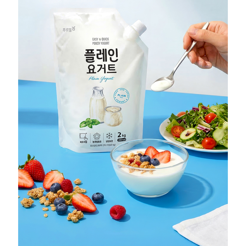 푸르밀 플레인 요거트, 2kg, 1개 상품 이미지 2