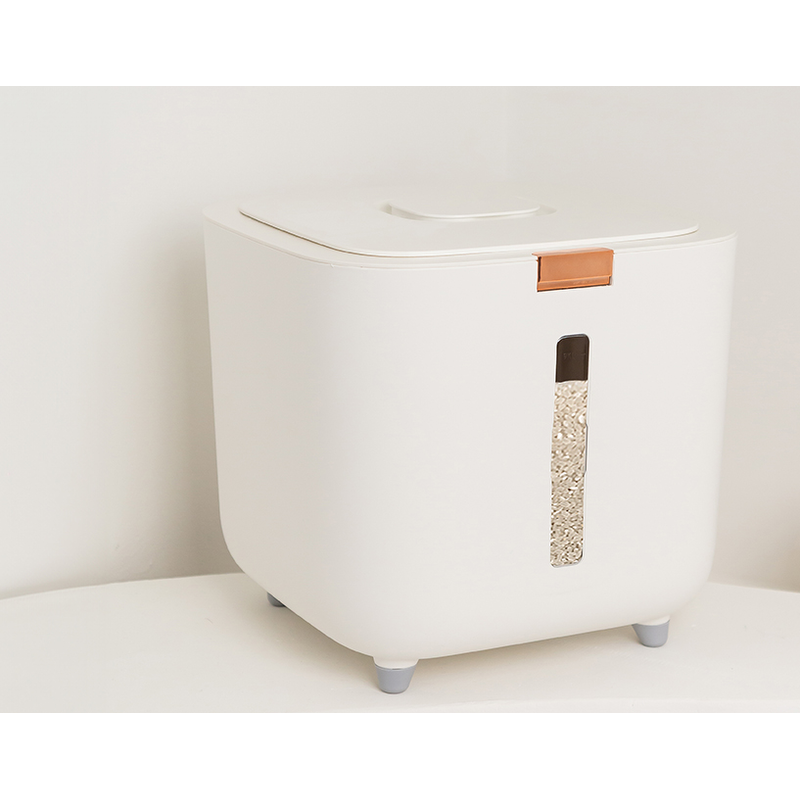 레토 원터치 쌀통, 화이트, 10kg, 1개 상품 이미지 3