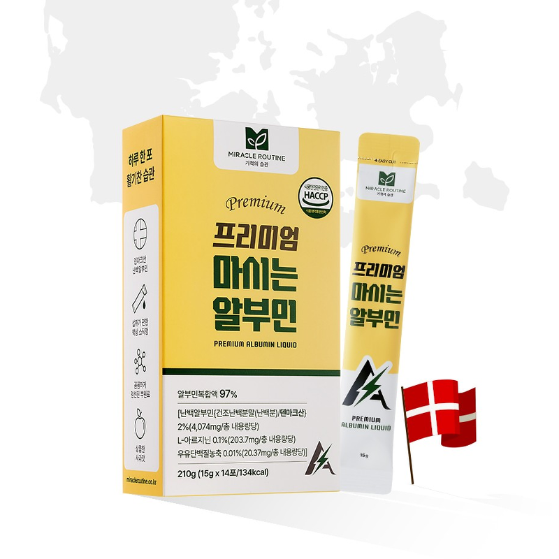 미라클루틴 프리미엄 마시는 액상 알부민, 14포, 3박스 상품 이미지 1
