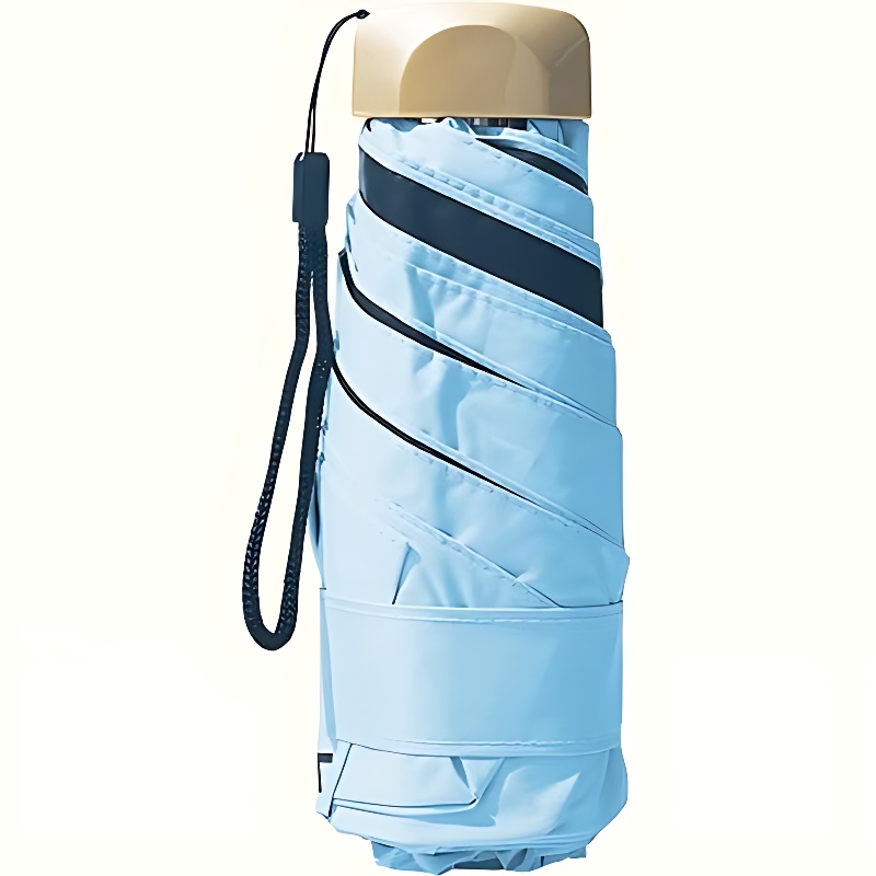 UV차단 경량 5단 수동 양우산, 스카이블루, 2개 상세 이미지 3